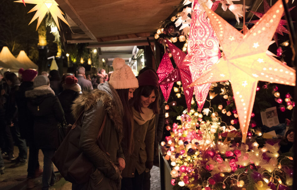 Lights in the Berlin Christmas Market