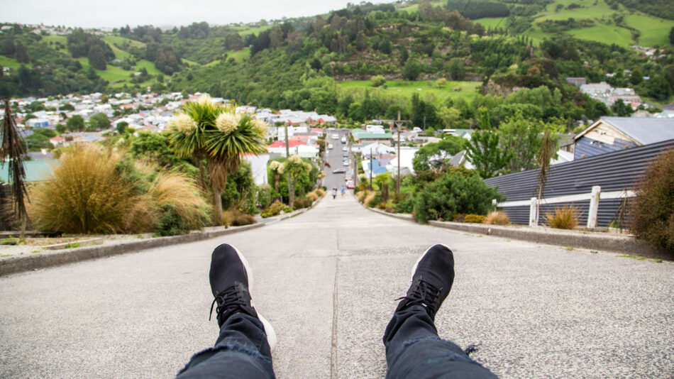 a hill in new zealand