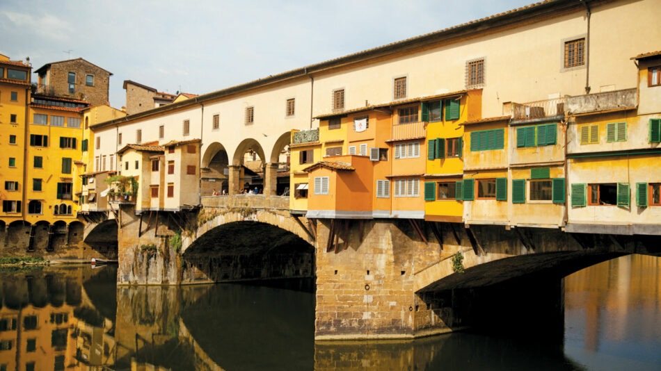 view over the river in Florence