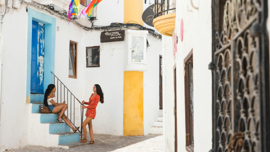 travel to spain - backstreet in ibiza