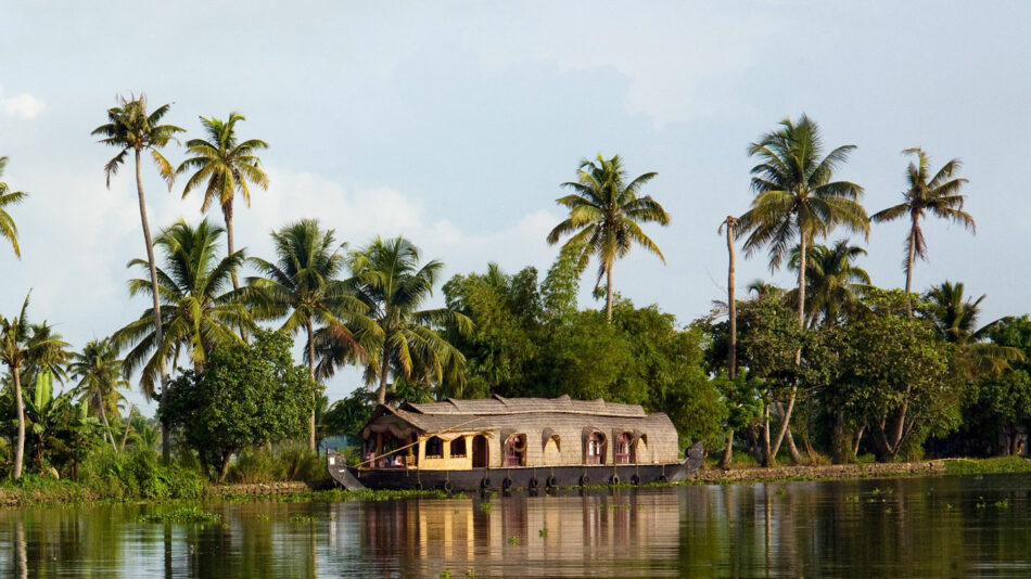 A boat on the water.