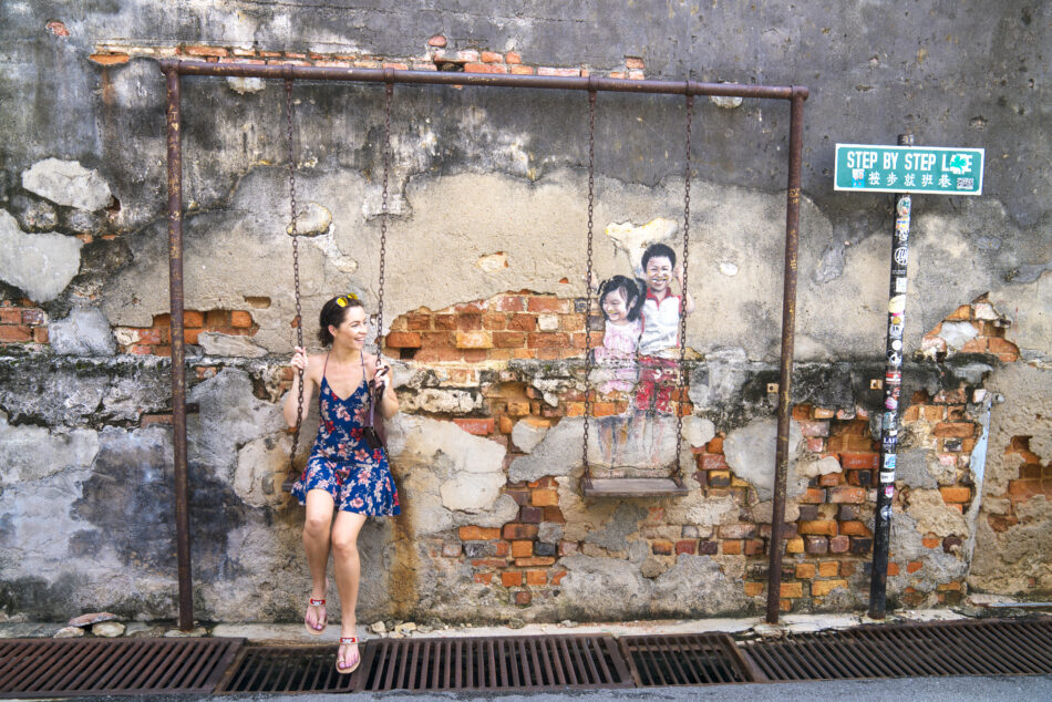 Street art in Penang, Malaysia