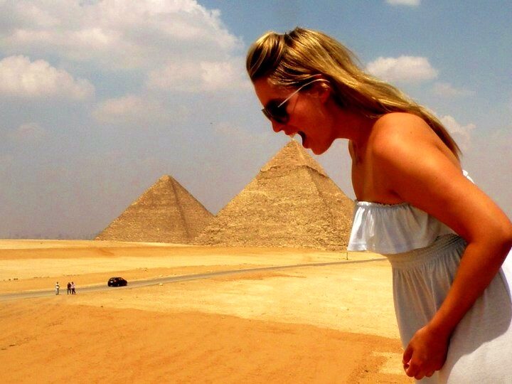 Image of Mindy in Egypt