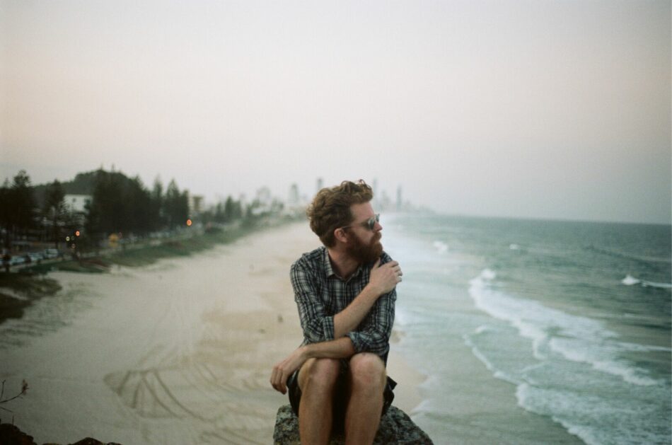 Allan Hinton - self-portrait taken in Australia