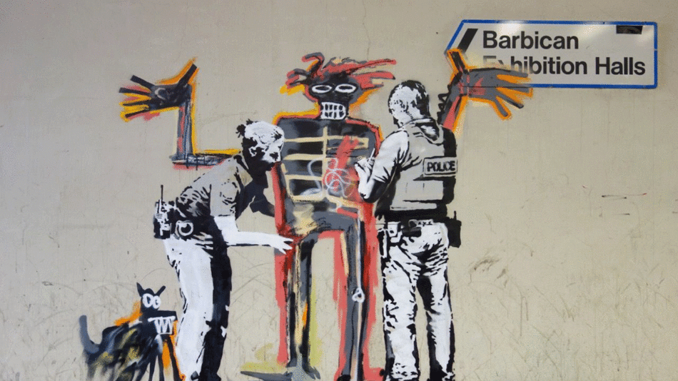Banksy Basquiat street art Barbican Centre London