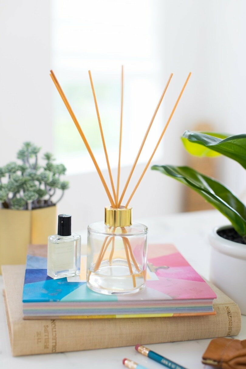 Homemade reed diffuser