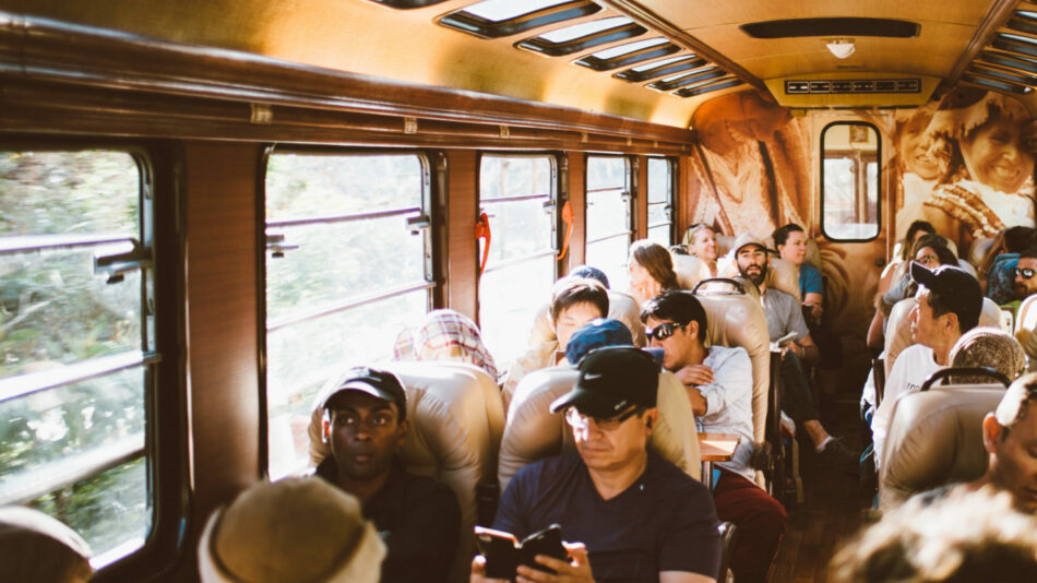 train ride to Aguas Caliente in peru