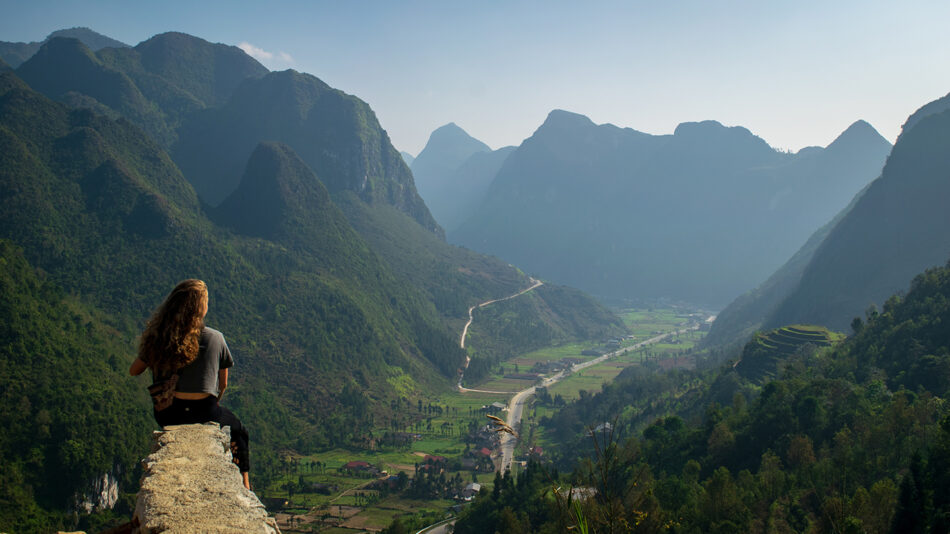 Ha Giang mountain top