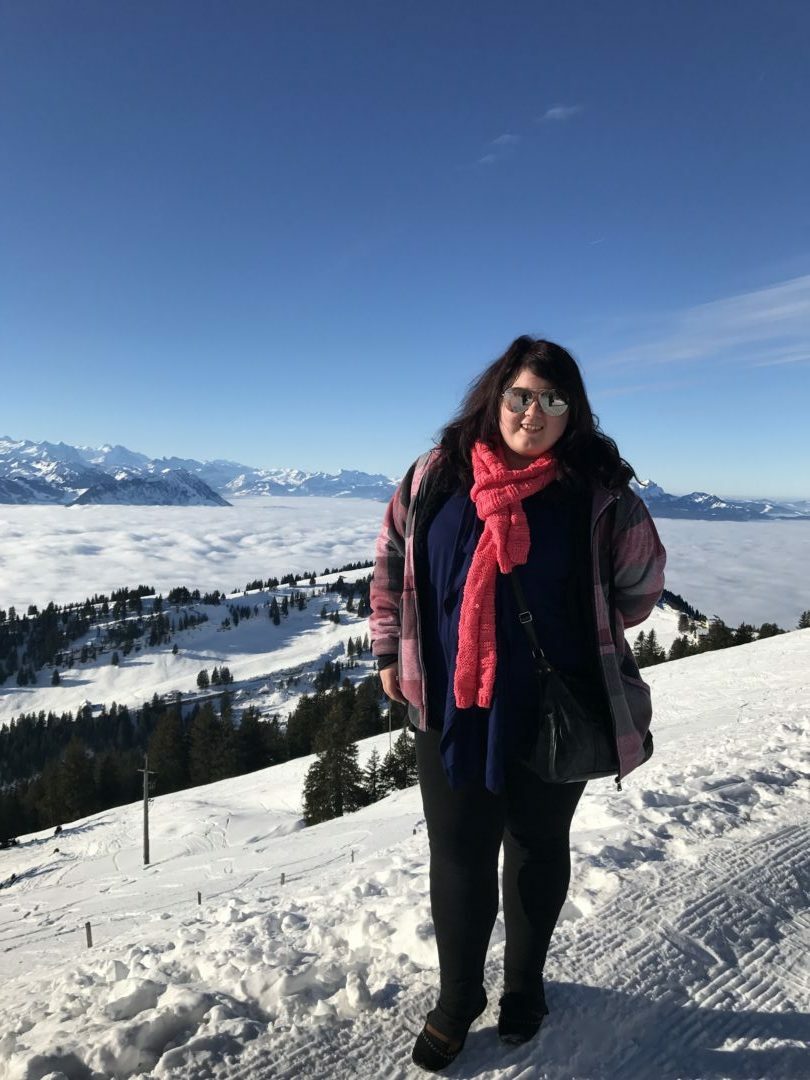 Juanita in switzerland on contiki