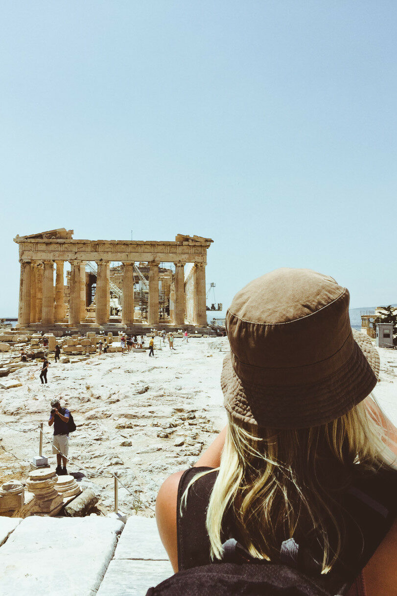 greek island hopping - Greece ruins