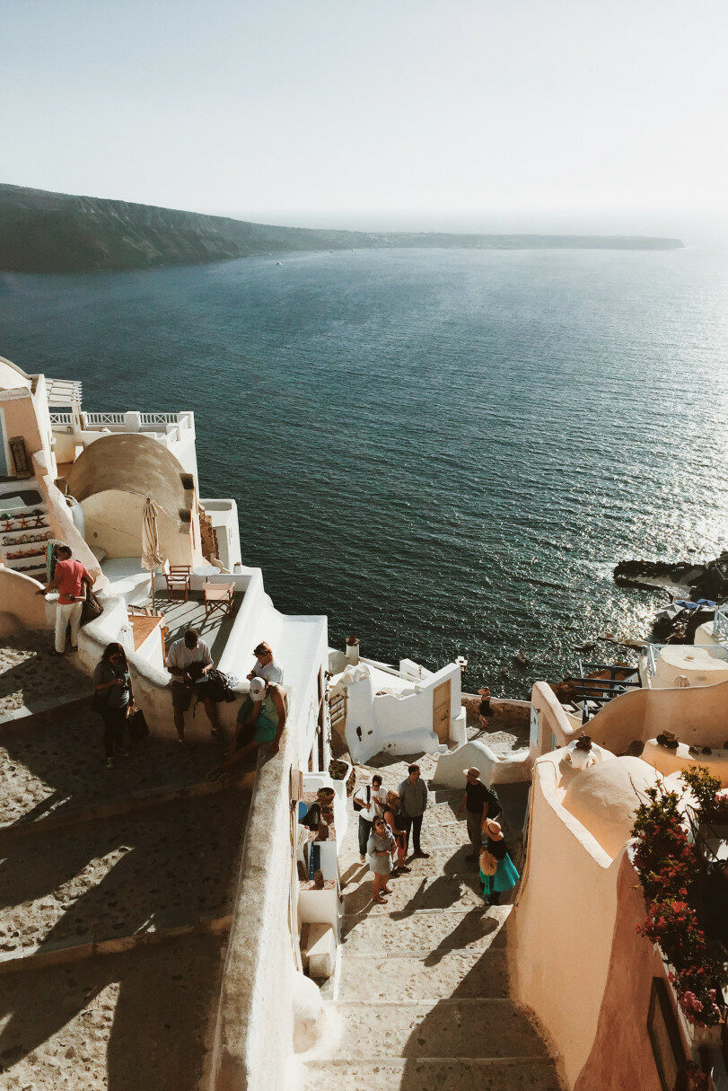 greek island hopping - Greece view from above