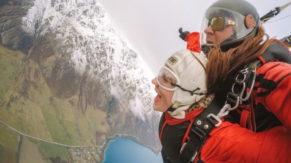 Skydiving over Queenstown