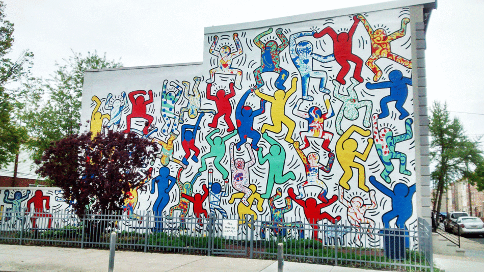 Keith Haring We Are The Youth street art