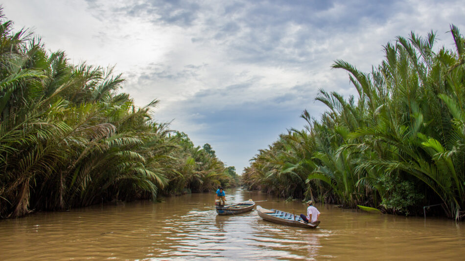 Slowboat in Mekong Delta