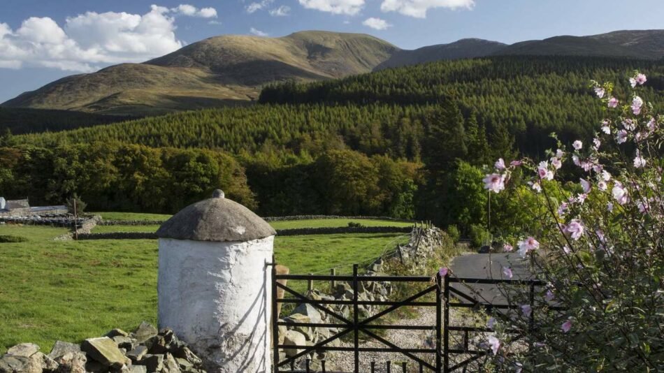 Mourne Mountains in Northern Ireland landscape