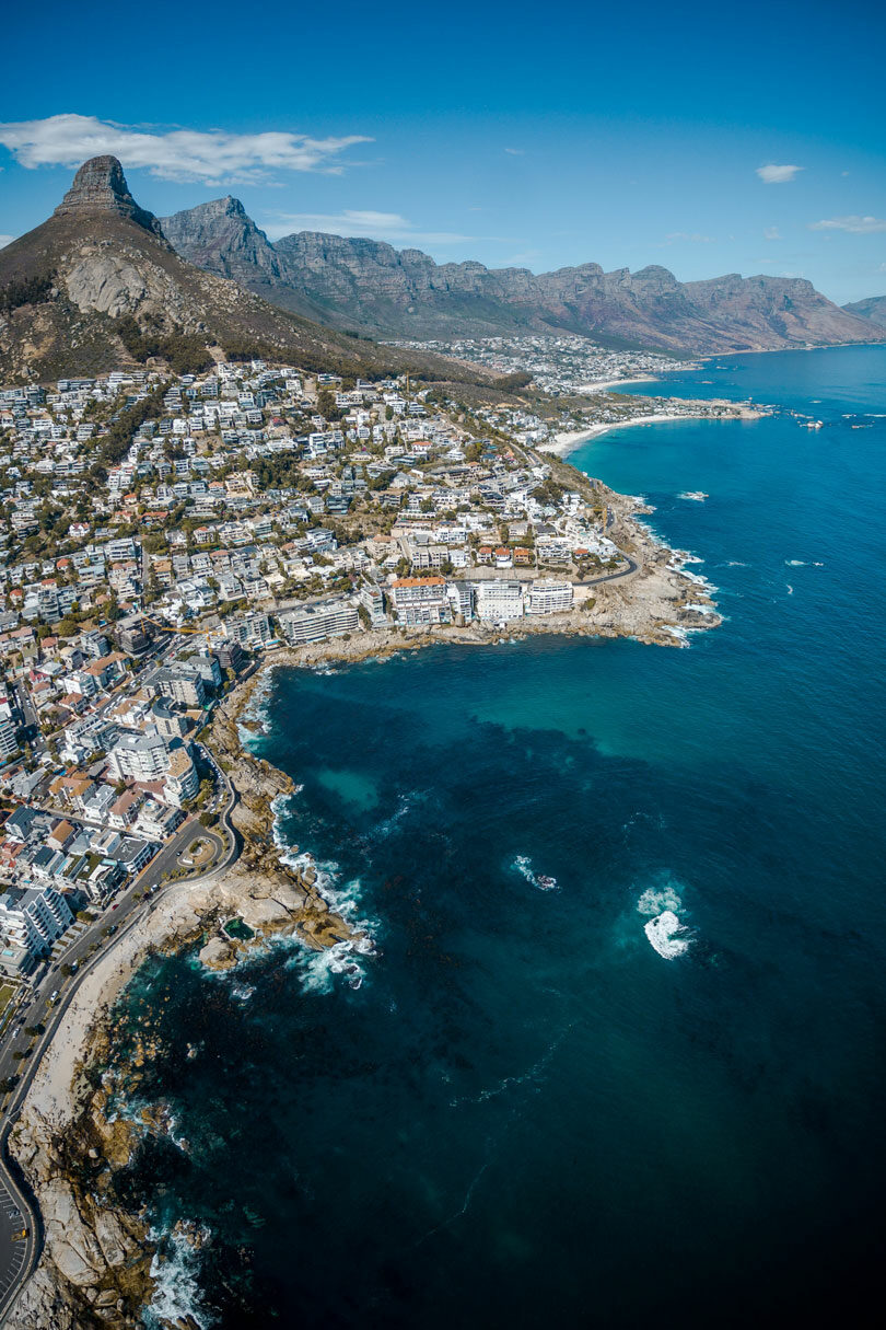 Top 2019 destination: Aerial view of Cape Town, South Africa.