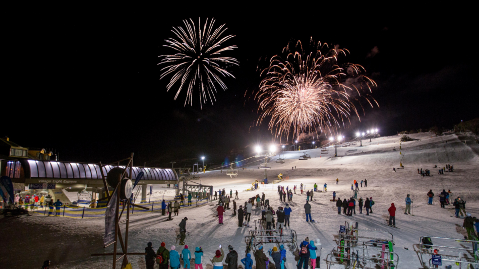 Fireworks at Perisher Ski Field