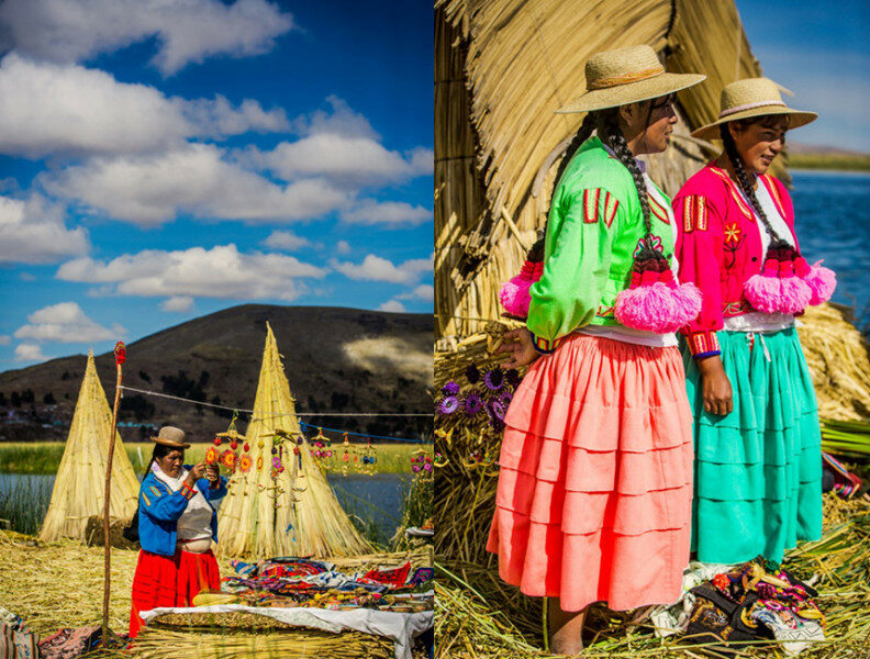 Image of Uros women