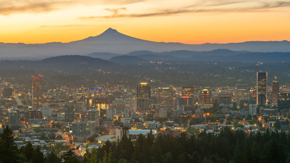 Portland Oregon skyline