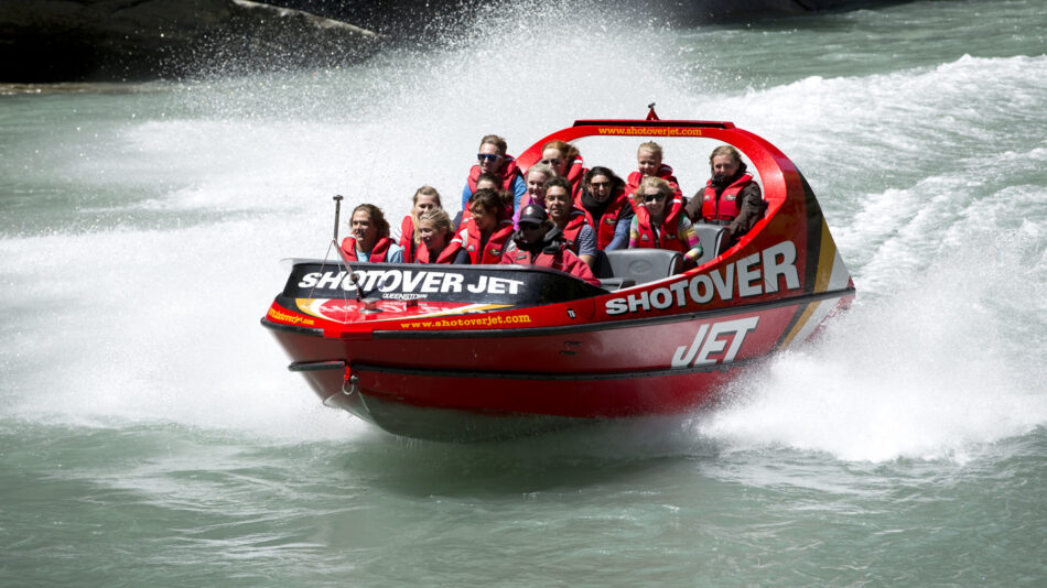 adventure travel - image of the shotover jet