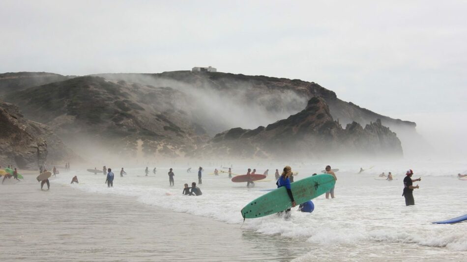 Surfing in Portugal