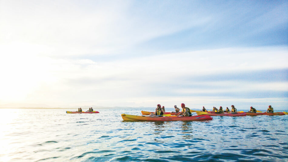 kayak in Byron Bay