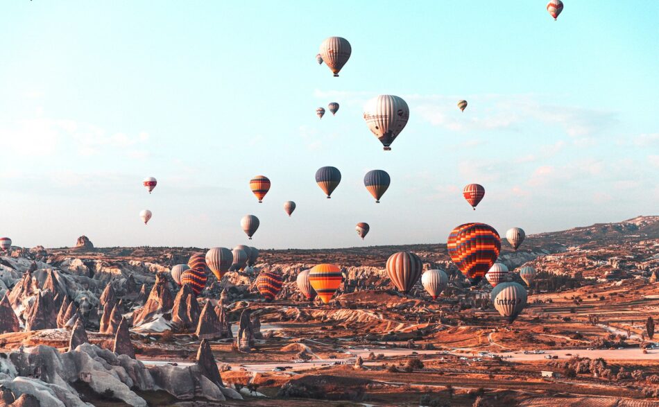 Cappadocia balloons in Turkey