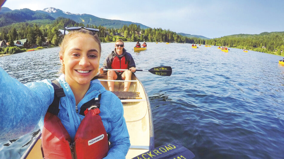 Canoeing in Whistler