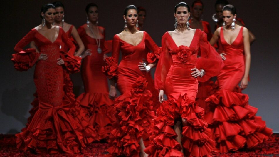 Flamenco Vestito VS-NRO Rosso