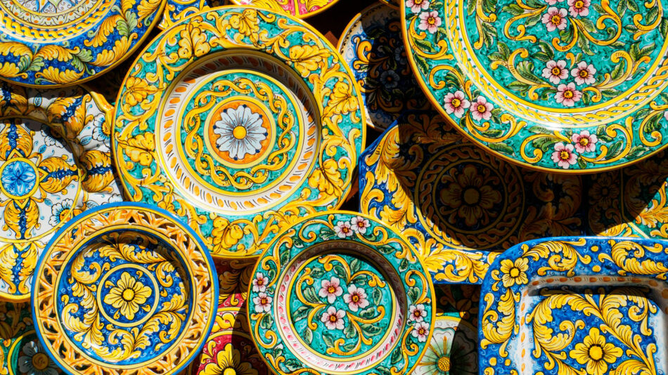 Ceramics in Erice, Sicily