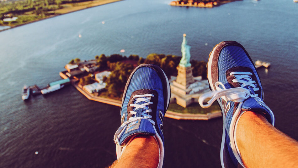 Statue of Liberty from a height - travel bucket list