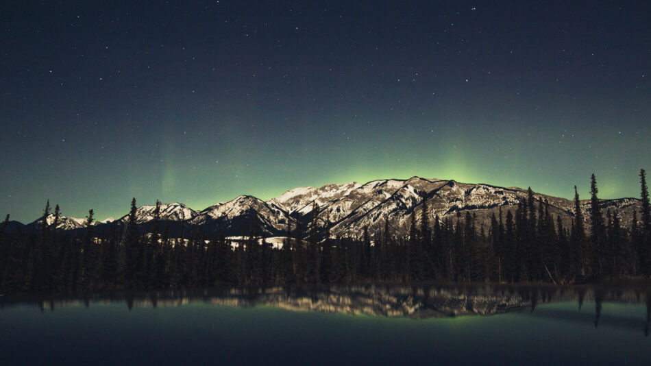 Aurora Borealis in Canada - Jasper