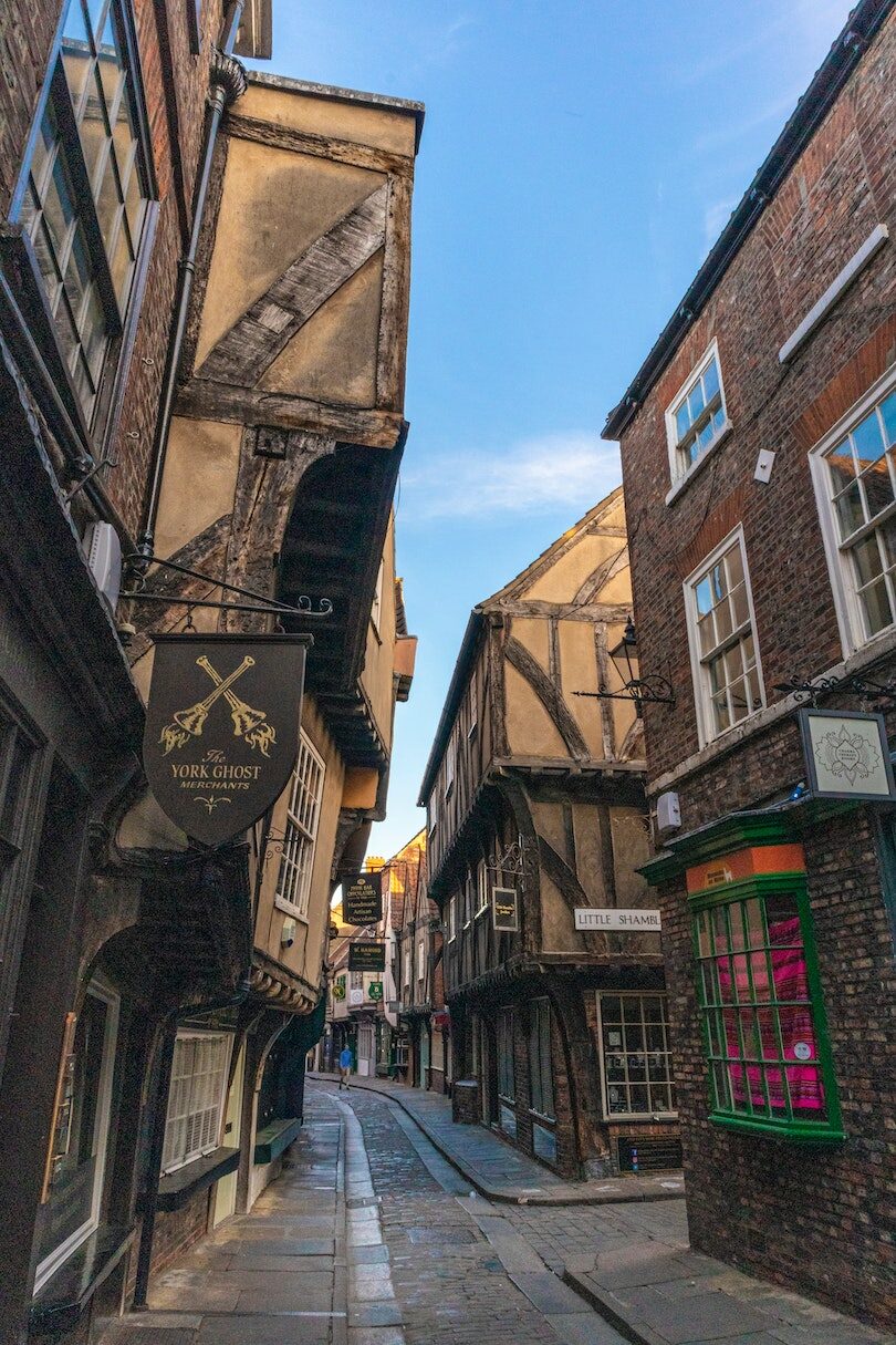 York cobbled streets