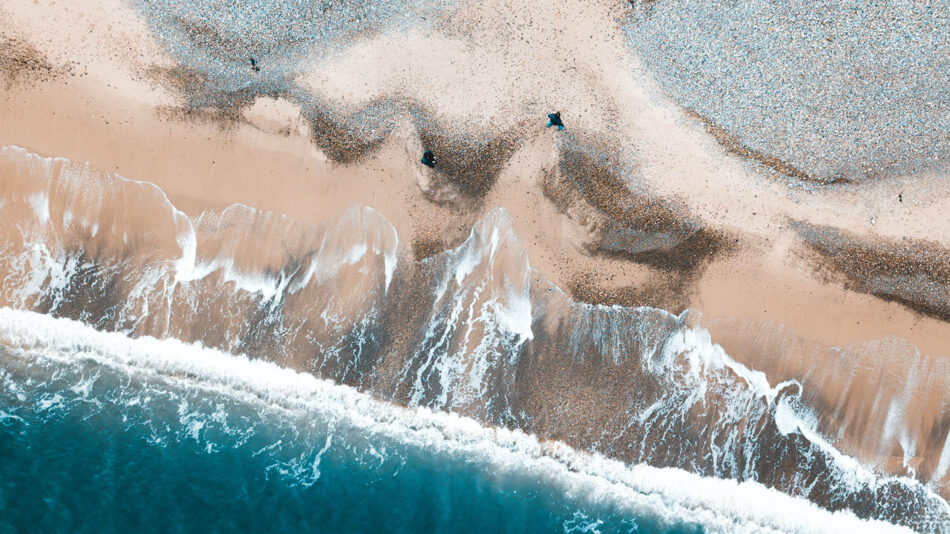 surfing in Ireland on the beach