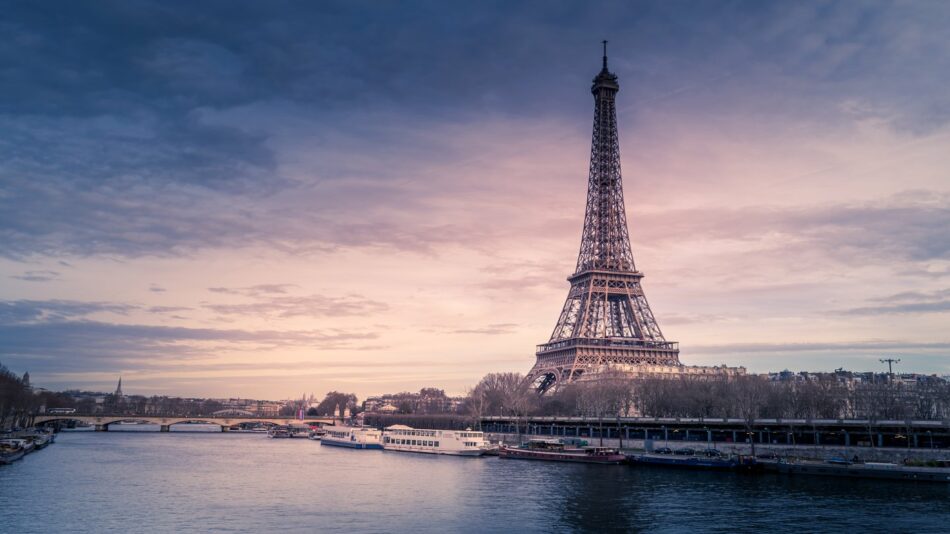 The Eiffel Tower in Paris is one of the best summer destinations in Europe. Enjoy a breathtaking view of the tower at sunset.