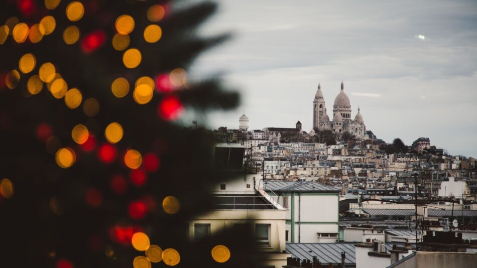 Paris Christmas trees