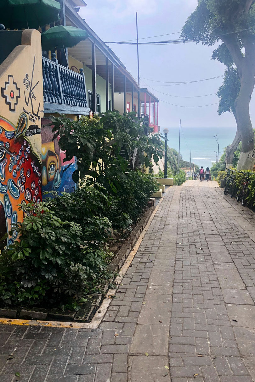 Barranco street art on Contiki's Peru Panorama trip