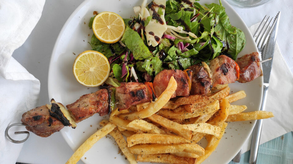 souvlaki in Greece