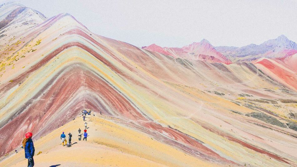 rainbow mountain, peru