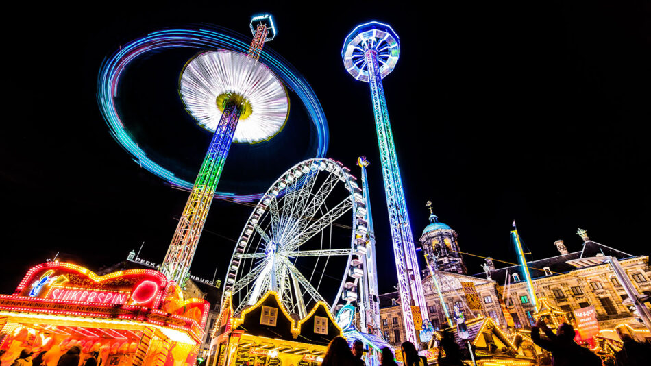 Ferris wheel at Dam Square