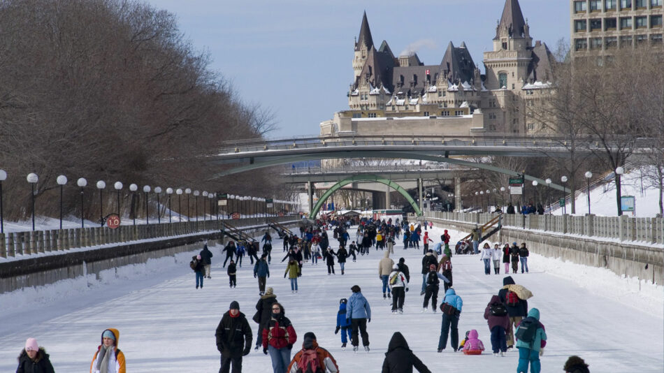 Skating on Rideau Canal