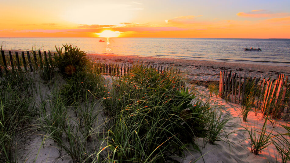 the USA's best road trips - sunset shot of cape cod