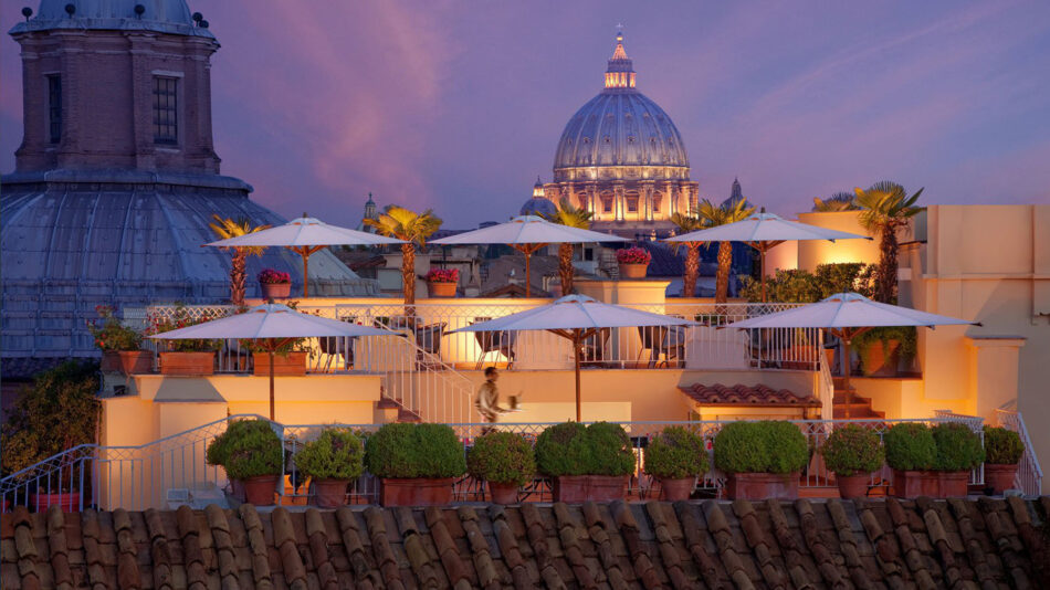 Image of Terrace Bramante Bar at Hotel Raphael