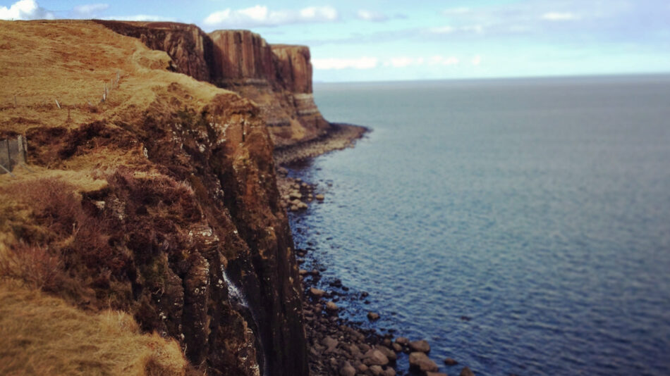Bonnie Scotland: A Photo Essay - Image of a cliff edge