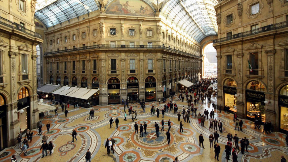 shopping in italy - image of Galleria Vittorio Emanuele