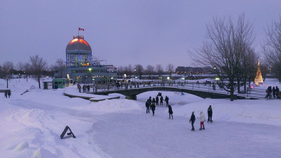 Skating in Montreal