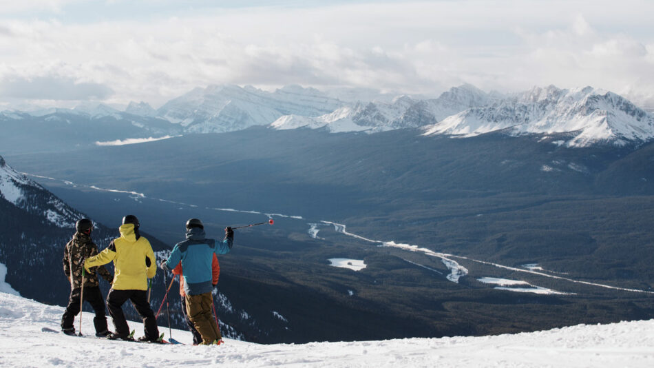 Skiing in Banff