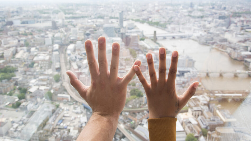 skyline from the london eye