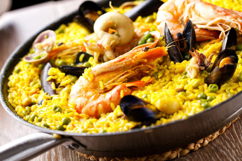 spanish dishes - paella