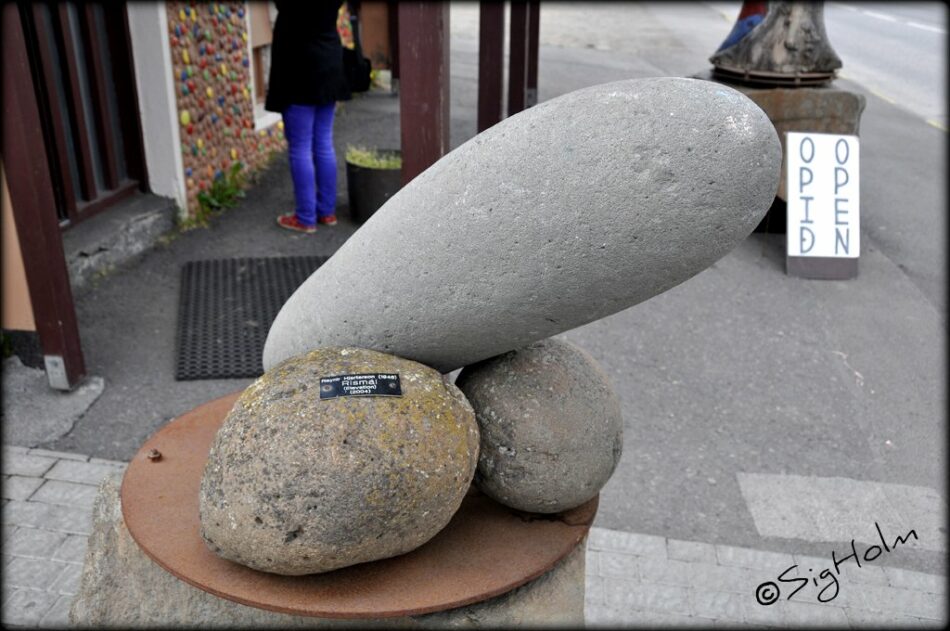 stone art penis at the iceland penis museum